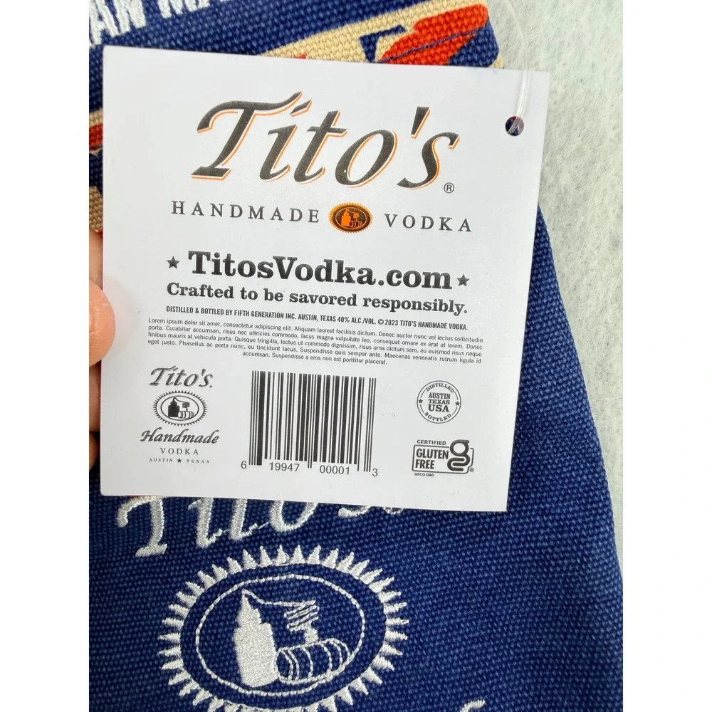 Tito's Handmade Vodka Bottle Bags Set of 2 American Made Patriotic NWT